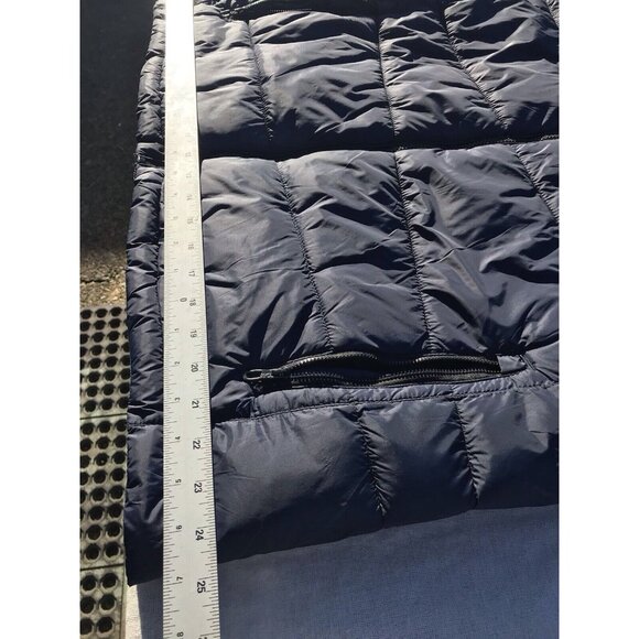 Spyder Men's Nexus Puffer Quilted Down Jacket Coat Navy Blue Black XL L - Picture 11 of 16